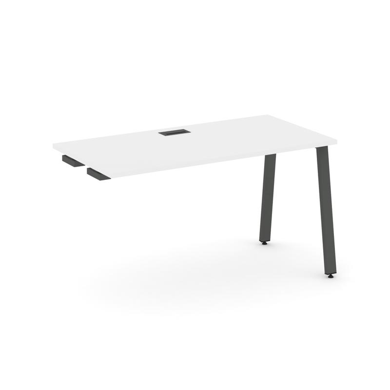 Style Project Стол-приставка к опор. элем. SN-6A.OPRS-011 Белый/Металл Антрацит 980*700*750