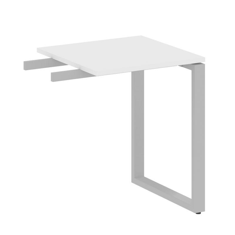 Metal System Приставной элемент на О-образном м/к БО.ПР-1 Белый/Металл Серый 600*600*750