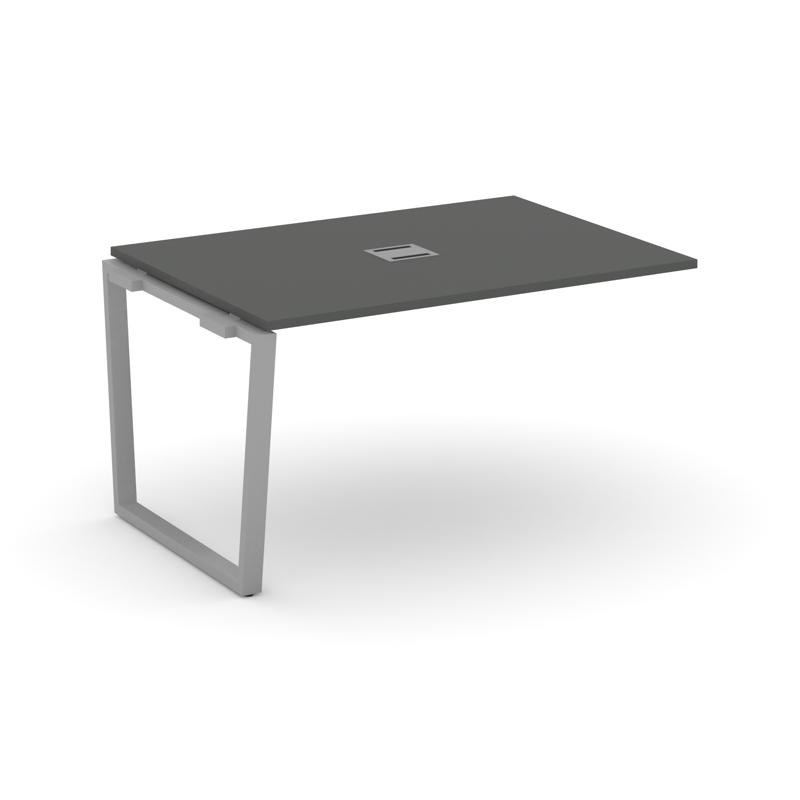 Style Project Проходной наб. элем. перег. стола SN-6T2.NSPRG-001 Антрацит/Металл Серый/Заглушка Мета