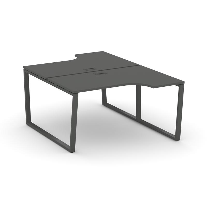 Style Project Рабочая станция эргоном. SN-6T2.DRPA-001 Антрацит/Металл Антрацит/Черный Пластик 1380*