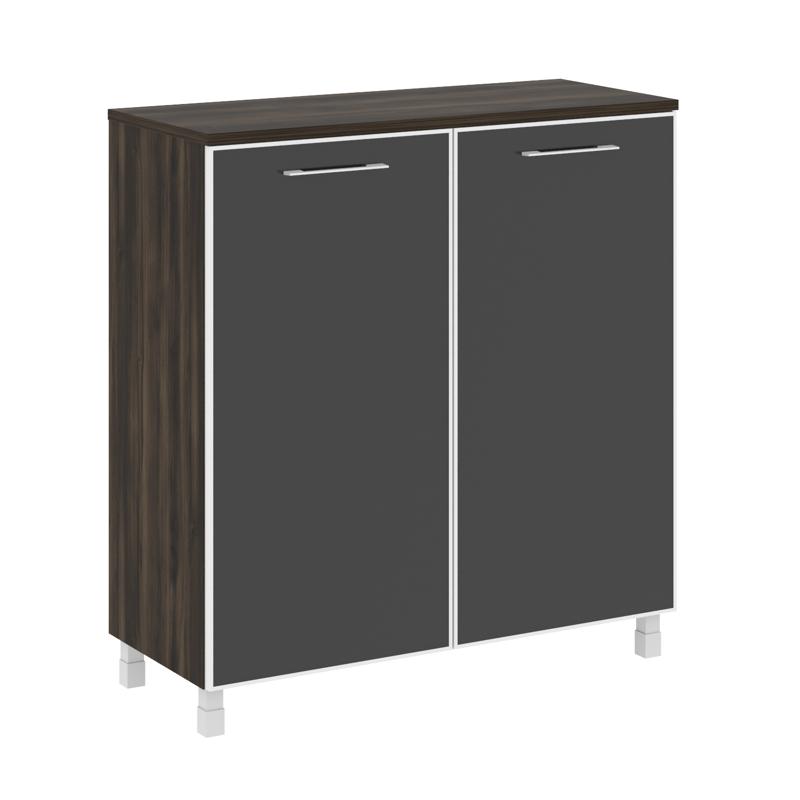 Yalta Шкаф квадратный LT.SD-1.4 R black Дуб Мали/Стекло Black 1098*452*1168
