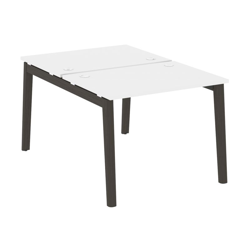 Onix Wood Рабочая станция OW.D.RS-2.1.7 Белый Бриллиант/Дуб Темный/Металл Антрацит 980*1475*750