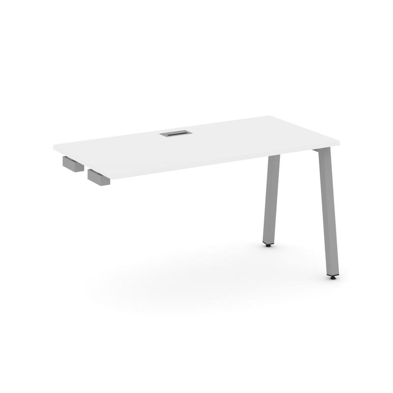 Style Project Стол-приставка к опор. элем. SN-5A.OPRS-014 Белый/Металл Серый 1580*700*750