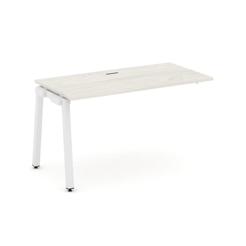 Style Project Проходной наб. элем. SN-5A.ONRS-003 Дуб Наварра/Металл Белый 1380*600*750