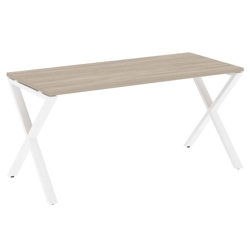Loft Стол рабочий VR.L-SRX-4.7 Дуб Аттик/Металл Белый 1580*720*750