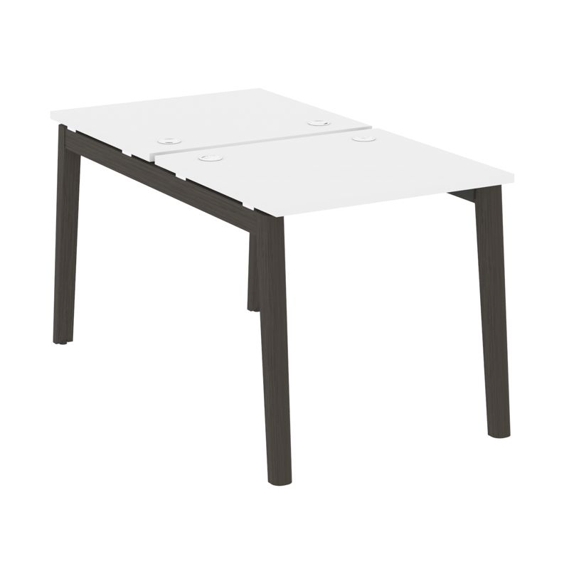 Onix Wood Рабочая станция OW.D.RS-2.0.7 Белый Бриллиант/Дуб Темный/Металл Антрацит 780*1475*750