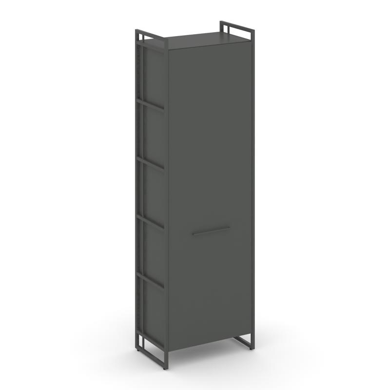 Rift Гардероб RF.GB-51 (R) Антрацит/Металл Антрацит/Черный Ручки 640*396*2010