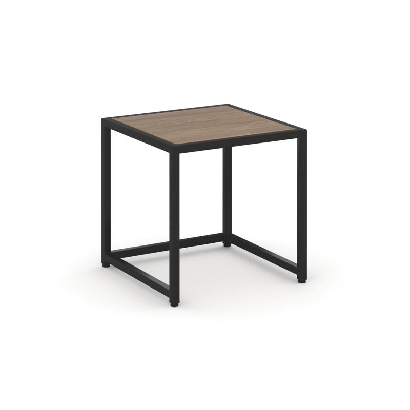 Loft Стол журнальный VR.L-SJK-40 Дуб Аризона/Металл Черный 400*400*400