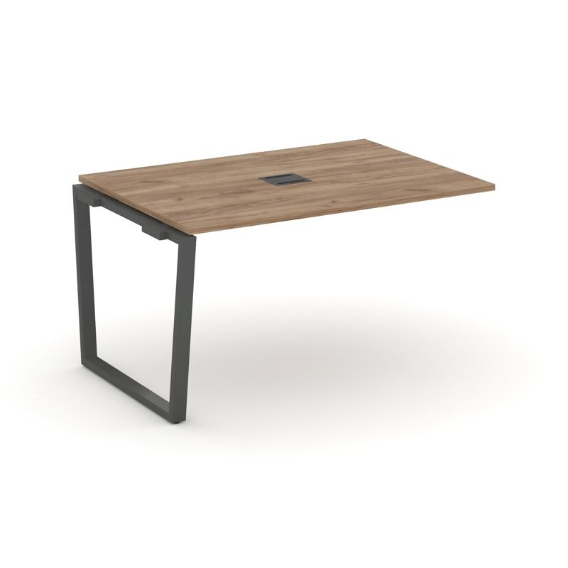 Style Project Проходной наб. элем. перег. стола SN-6T2.NSPRG-001 Дуб Табак/Металл Антрацит/Заглушка