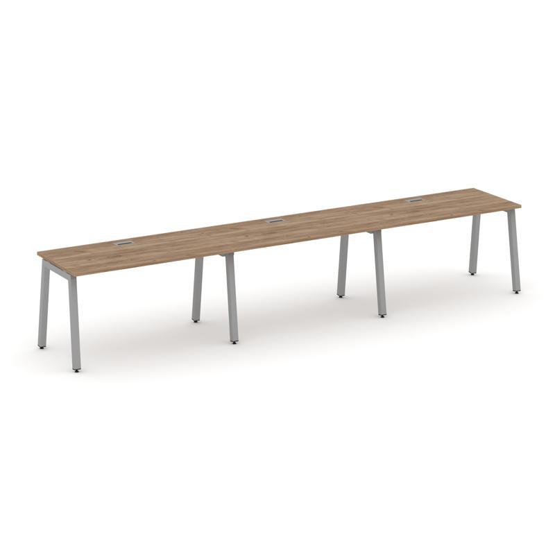 Style Project Рабочая станция 1 сторон. SN-5A.ORS-032 Дуб Табак/Металл Серый 3540*600*750