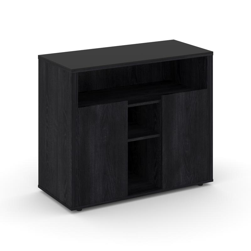 Касл Греденция CS.D-GR-1 Каштан Тоскана/Лакобель Black 1202*450*1011