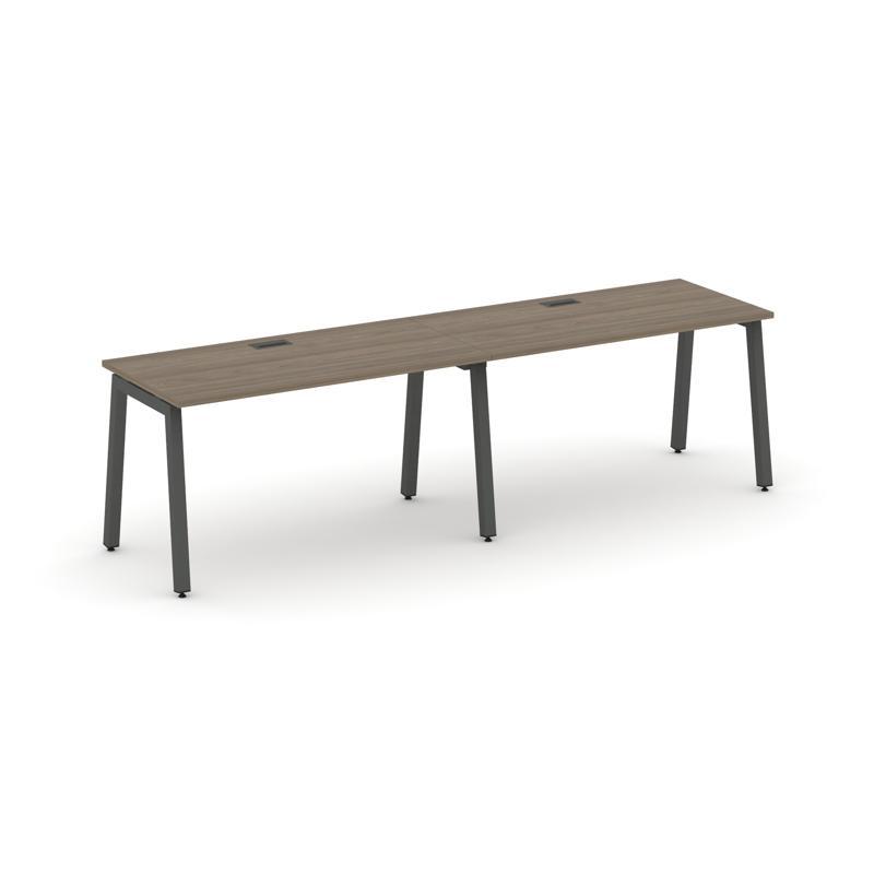 Style Project Рабочая станция 1 сторон. SN-5A.ORS-002 Вяз Благородный/Металл Антрацит 2360*600*750