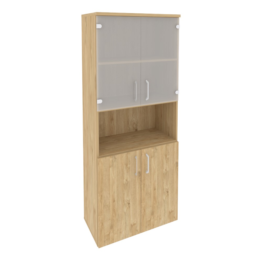 Onix Шкаф высокий широкий O.ST-1.4 Тиквуд Светлый 800*420*1977