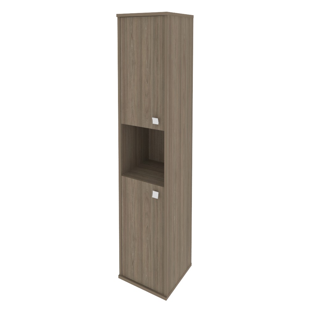 Style Шкаф высокий узкий левый Л.СУ-1.5 (L) Вяз Благородный 412*410*1980