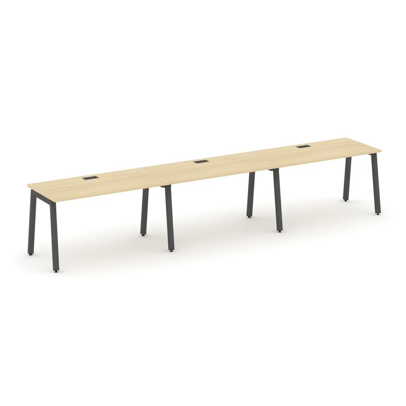 Style Project Рабочая станция 1 сторон. SN-5A.ORS-052 Акация Лорка/Металл Антрацит 3540*800*750