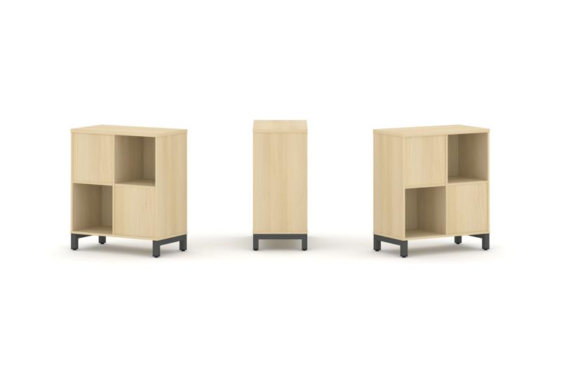 Style Project Набор стеллажа 2-х сторон., 2 яр. SN.NSD-221 Акация Лорка/Металл Антрацит 754*400*881