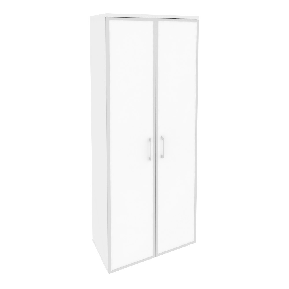 Onix Шкаф высокий широкий O.ST-1.10 R white Белый Бриллиант/Стекло White 800*420*1977