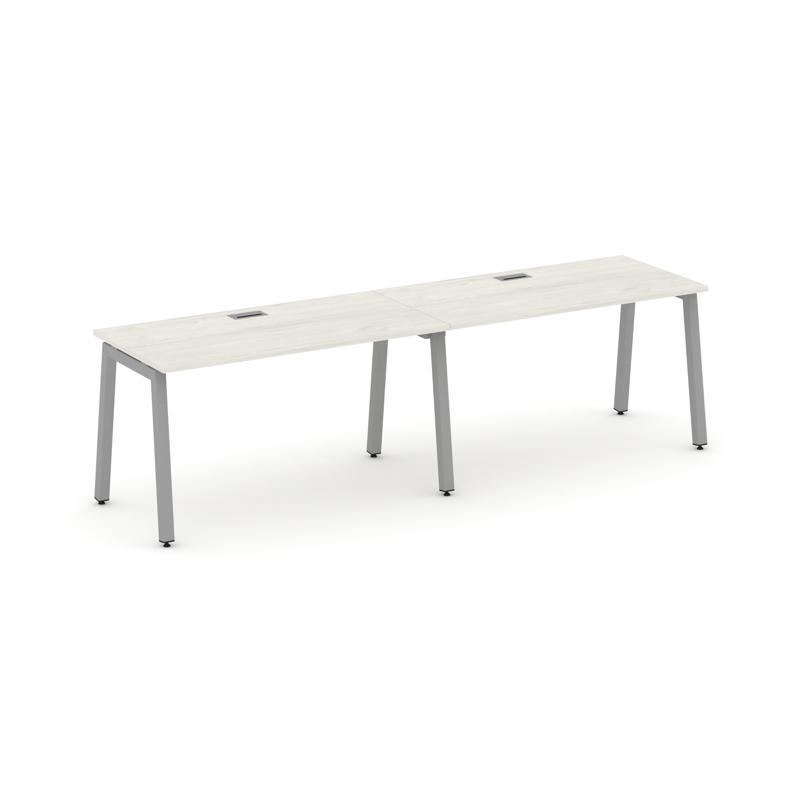 Style Project Рабочая станция 1 сторон. SN-5A.ORS-003 Дуб Наварра/Металл Серый 2760*600*750
