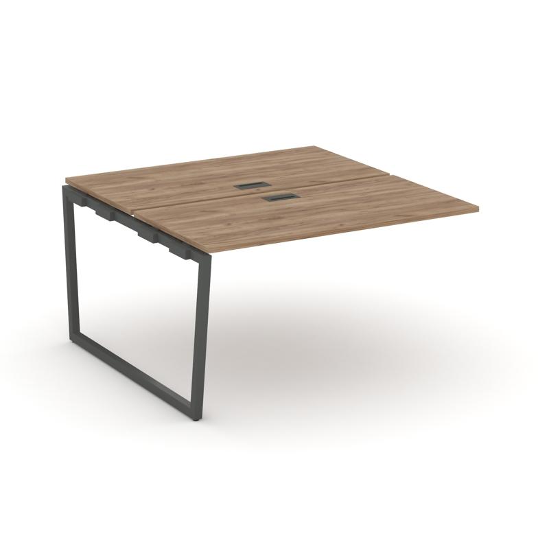 Style Project Проходной наб. элем. SN-4T2.DNRS-023 Дуб Табак/Металл Антрацит/Черный Пластик 1380*163