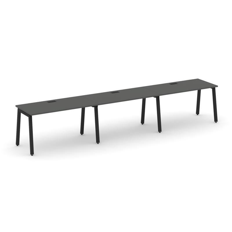 Style Project Рабочая станция 1 сторон. SN-5A.ORS-032 Антрацит/Металл Черный 3540*600*750