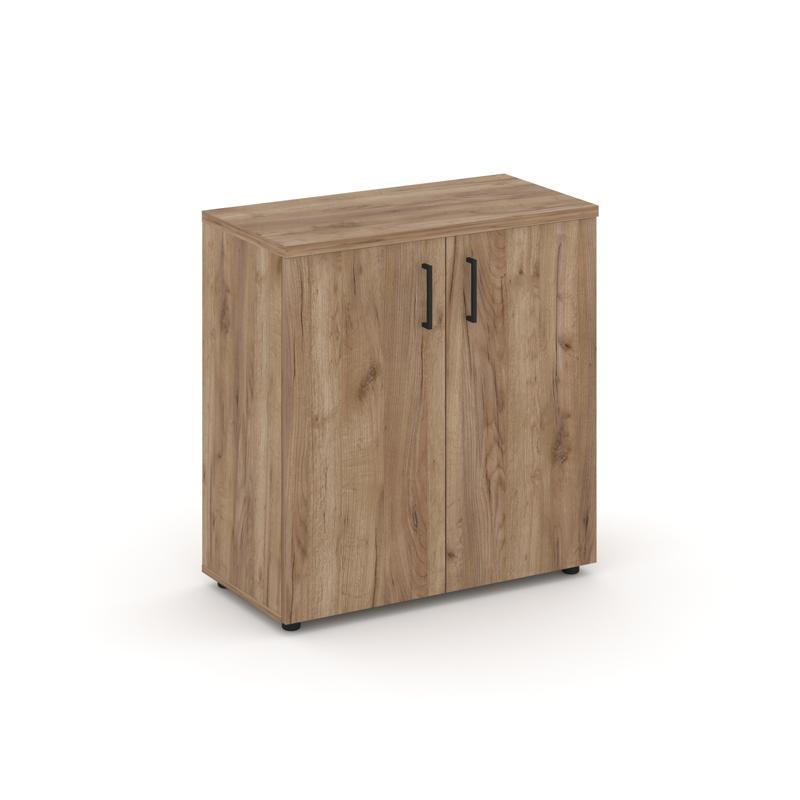 Style Project Шкаф низкий широкий SN.STS-301 Дуб Табак/Черный Ручки 796*400*833