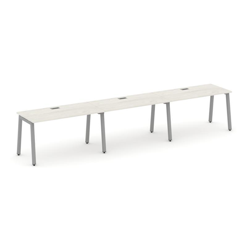 Style Project Рабочая станция 1 сторон. SN-5A.ORS-032 Дуб Наварра/Металл Серый 3540*600*750