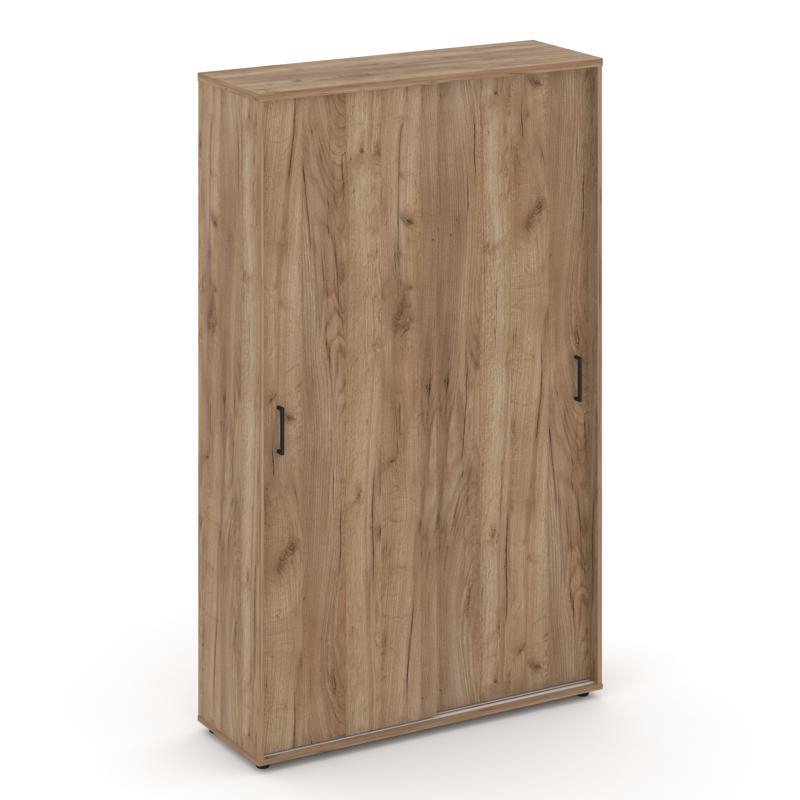 Style Project Шкаф-купе для одежды SN.SHK-003 Дуб Табак/Черный Ручки 1200*400*1982