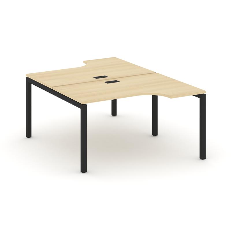 Style Project Рабочая станция эргоном. SN-5P.DRPA-022 Акация Лорка/Металл Черный 1580*1632/1992*750