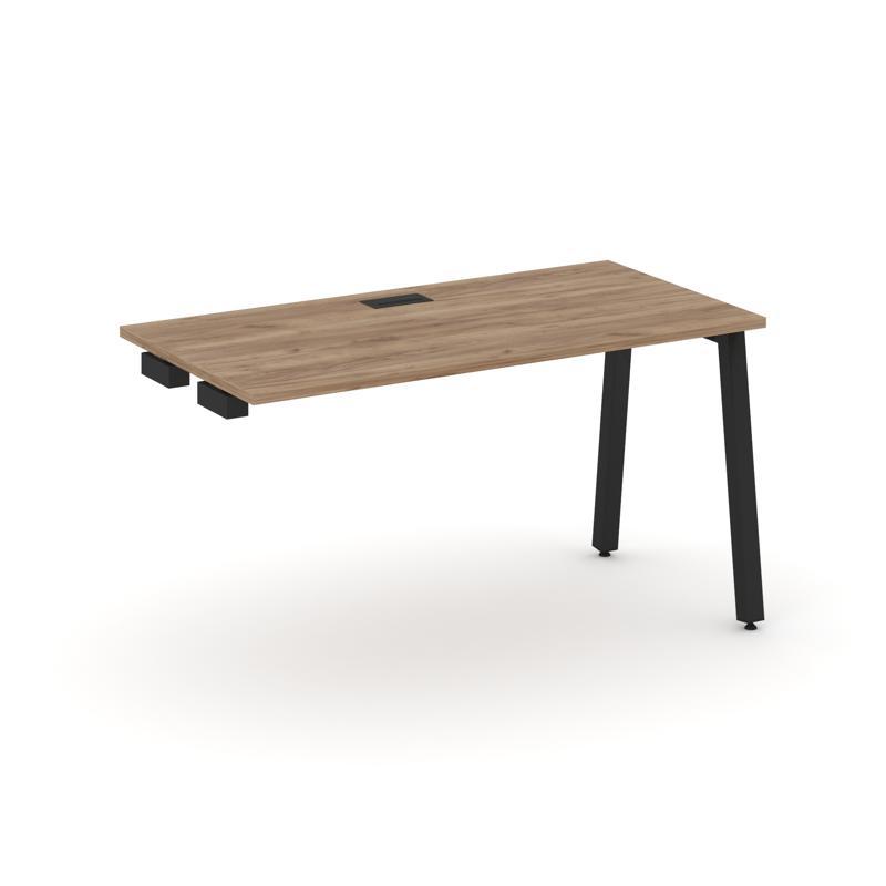 Style Project Стол-приставка к опор. элем. SN-5A.OPRS-004 Дуб Табак/Металл Черный 1580*600*750