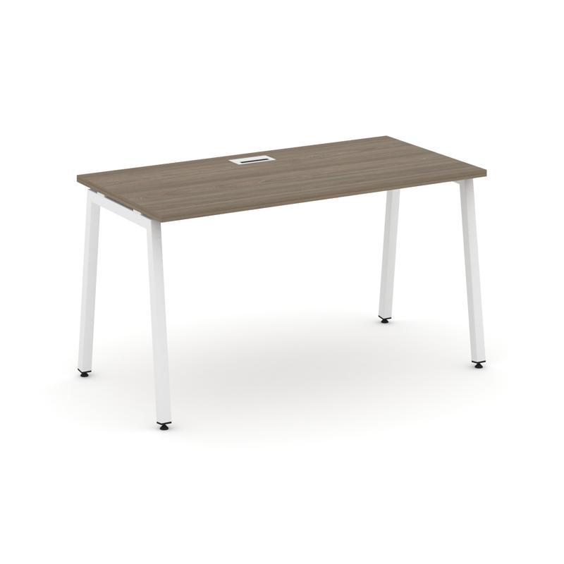 Style Project Стол письменный SN-4A.SP-014 Вяз Благородный/Металл Белый 1580*700*750