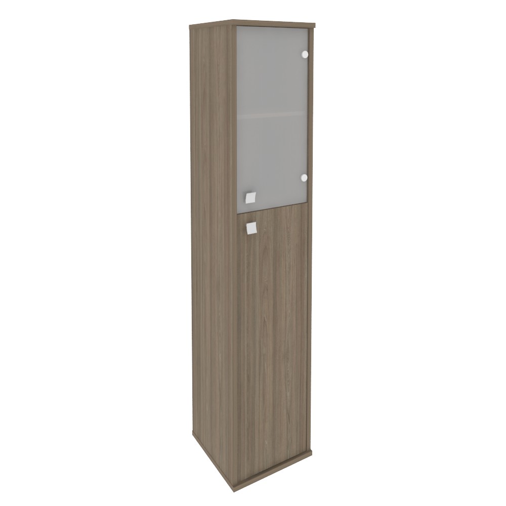 Style Шкаф высокий узкий правый Л.СУ-1.7 (R) Вяз Благородный 412*410*1980