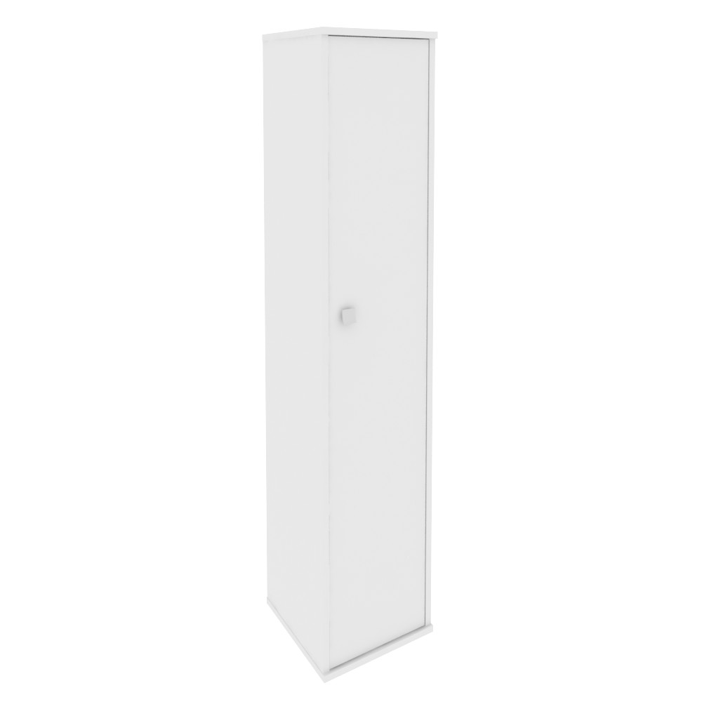 Style Шкаф высокий узкий правый Л.СУ-1.9 (R) Белый 412*410*1980