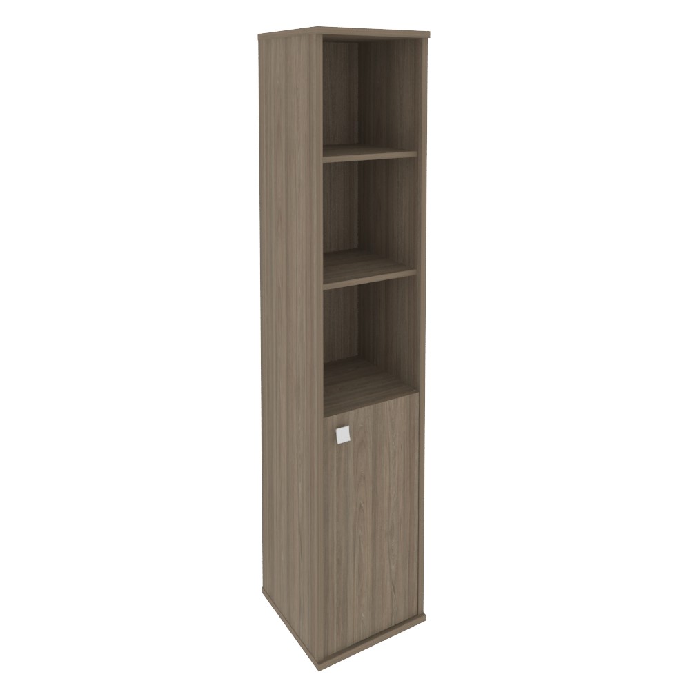 Style Шкаф высокий узкий правый Л.СУ-1.1 (R) Вяз Благородный 412*410*1980