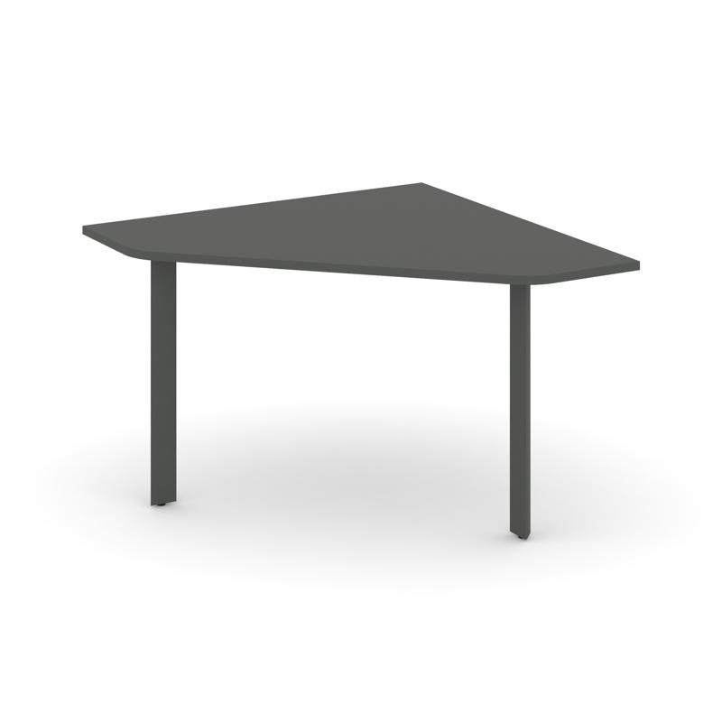 Style Project Угловой элемент переговорного стола SN-59.UPRG-031 Антрацит/Металл Антрацит 1180*1180*