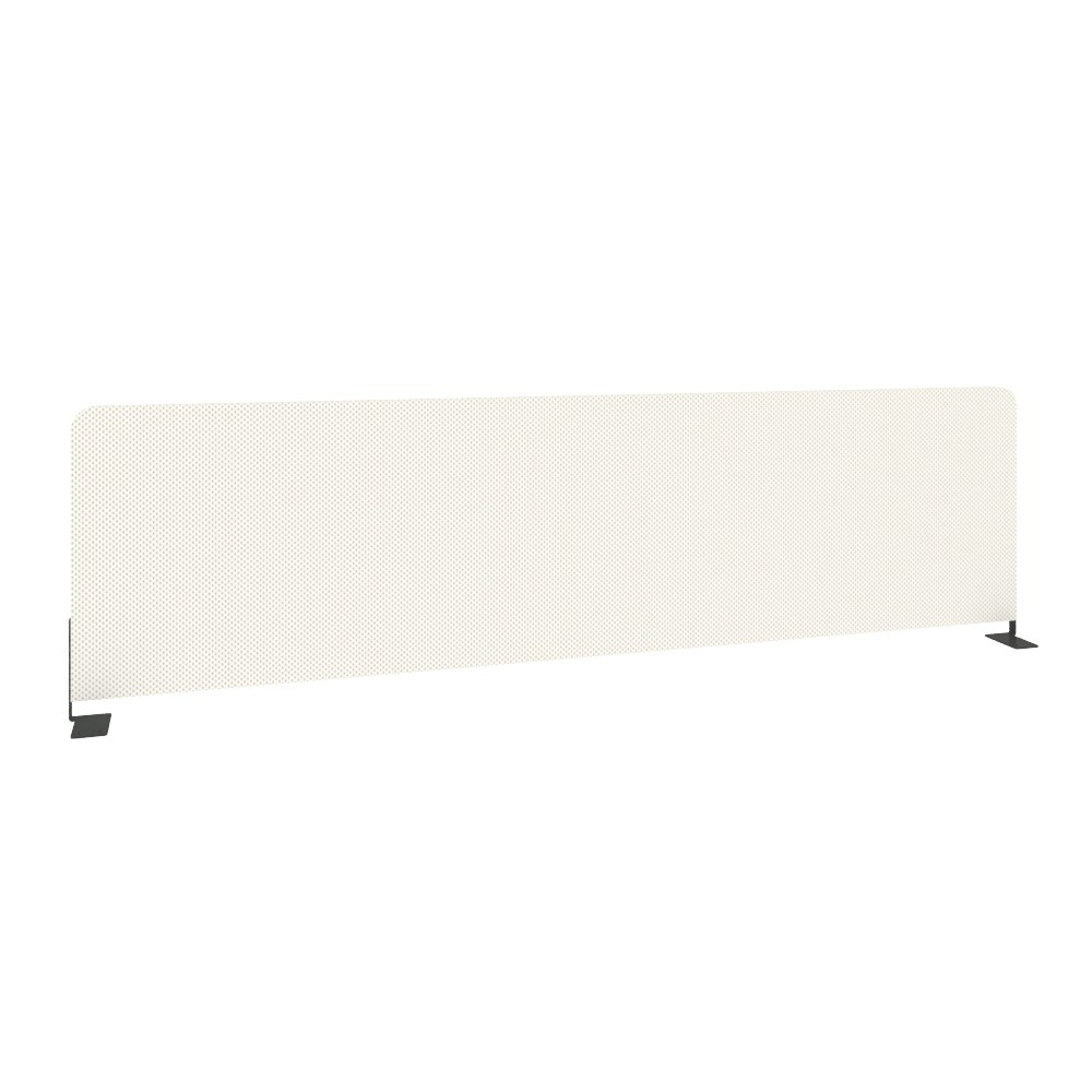 Onix Экран тканевый боковой O.TEKR-147 Белый/Металл Антрацит 1475*390*22