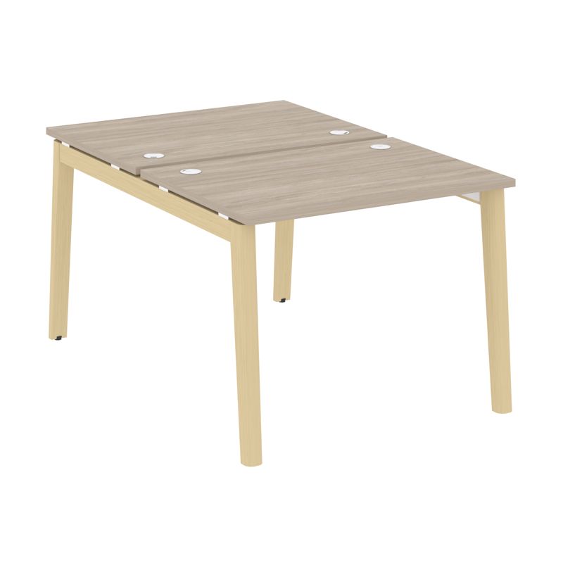Onix Wood Рабочая станция OW.D.RS-2.1.7 Дуб Аттик/Дуб Светлый/Металл Белый 980*1475*750