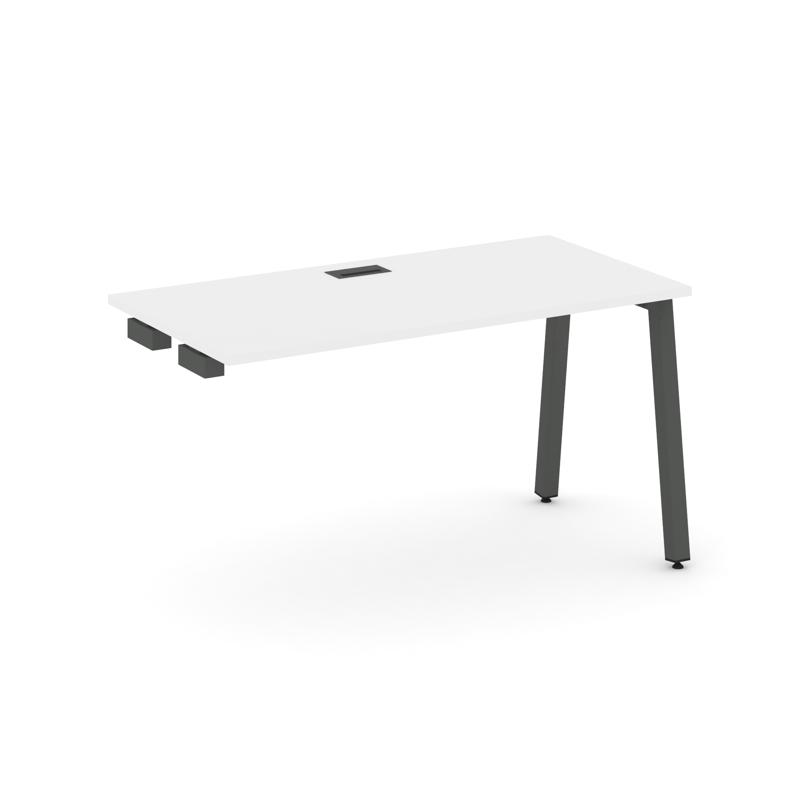 Style Project Стол-приставка к опор. элем. SN-5A.OPRS-011 Белый/Металл Антрацит 980*700*750