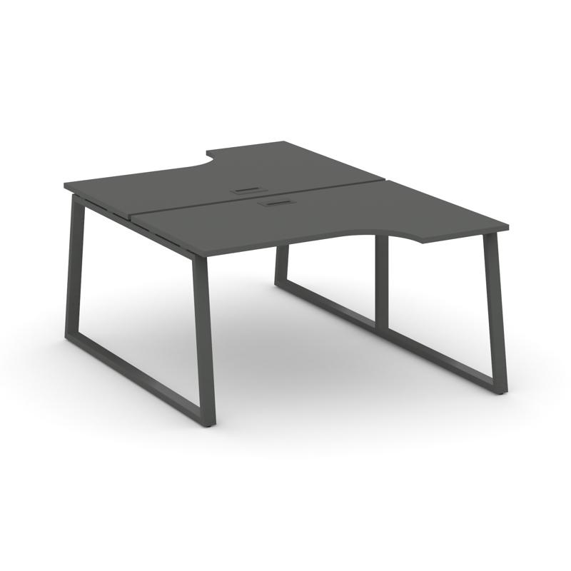 Style Project Рабочая станция эргоном. SN-6T1.DRPA-021 Антрацит/Металл Антрацит/Черный Пластик 1380*