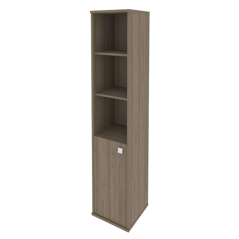 Style Шкаф высокий узкий левый Л.СУ-1.1 (L) Вяз Благородный 412*410*1980
