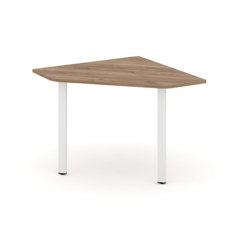 Style Project Угловой элемент перег. стола SN-6.UPRG-001 Дуб Табак/Металл Белый 1180*1180*750