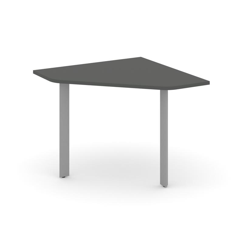 Style Project Угловой элемент переговорного стола SN-59.UPRG-001 Антрацит/Металл Серый 980*980*750