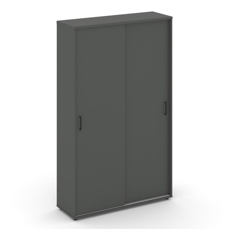 Style Project Шкаф-купе для одежды SN.SHK-003 Антрацит/Черный Ручки 1200*400*1982