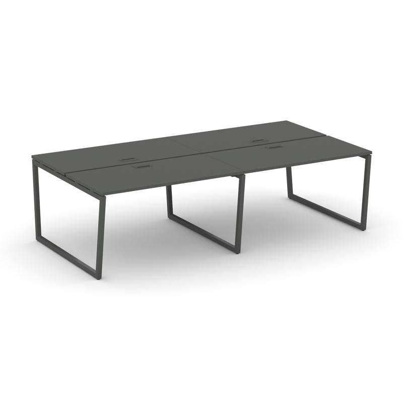 Style Project Рабочая станция 2-х сторон. SN-4T2.DRS-054 Антрацит/Металл Антрацит/Черный Пластик 316
