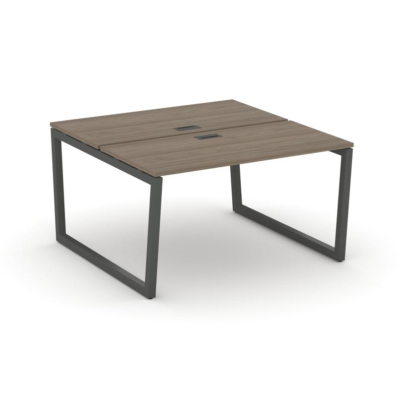 Style Project Рабочая станция 2-х сторон. SN-5T2.DRS-023 Вяз Благородный/Металл Антрацит/Черный Плас
