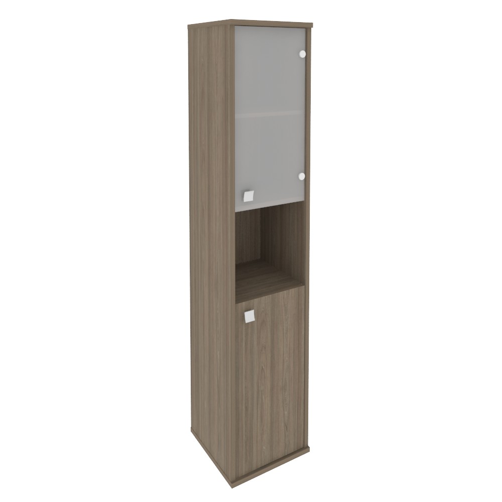 Style Шкаф высокий узкий правый Л.СУ-1.4 (R) Вяз Благородный 412*410*1980