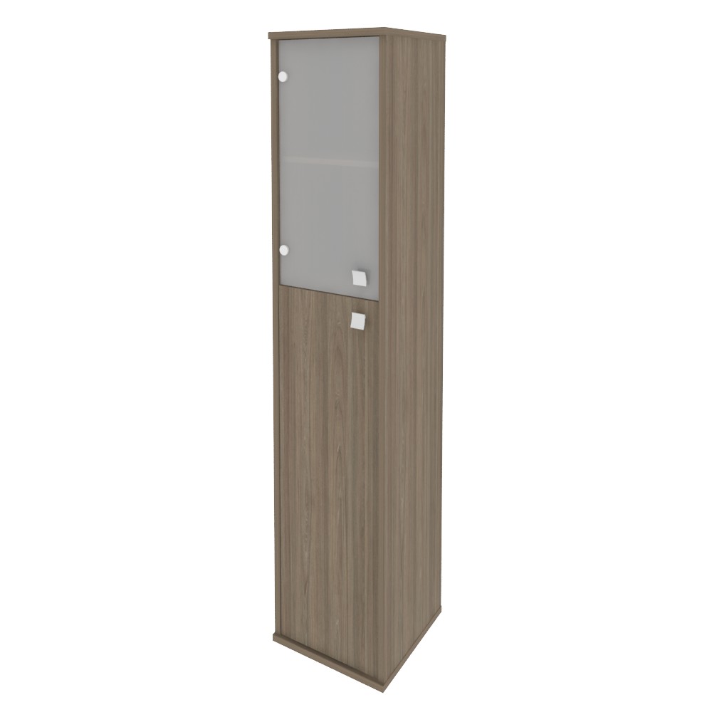 Style Шкаф высокий узкий левый Л.СУ-1.7 (L) Вяз Благородный 412*410*1980