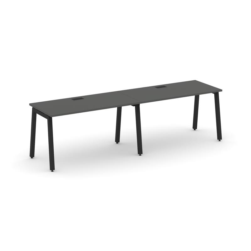 Style Project Рабочая станция 1 сторон. SN-5A.ORS-002 Антрацит/Металл Черный 2360*600*750