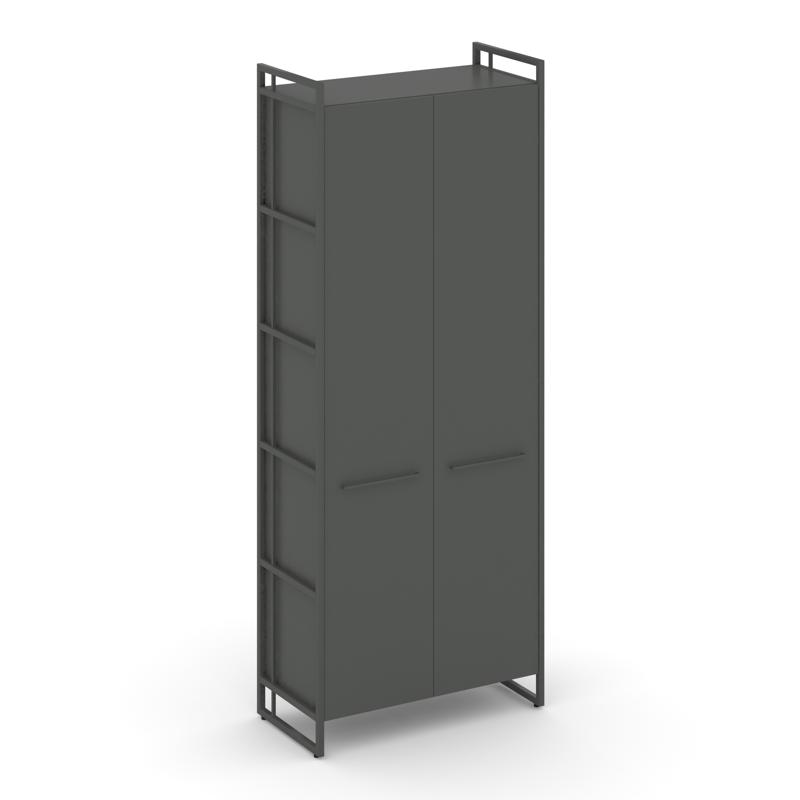Rift Шкаф 5 ниш широкий RF.SS-51 Антрацит/Металл Антрацит/Черный Ручки 798*396*2010